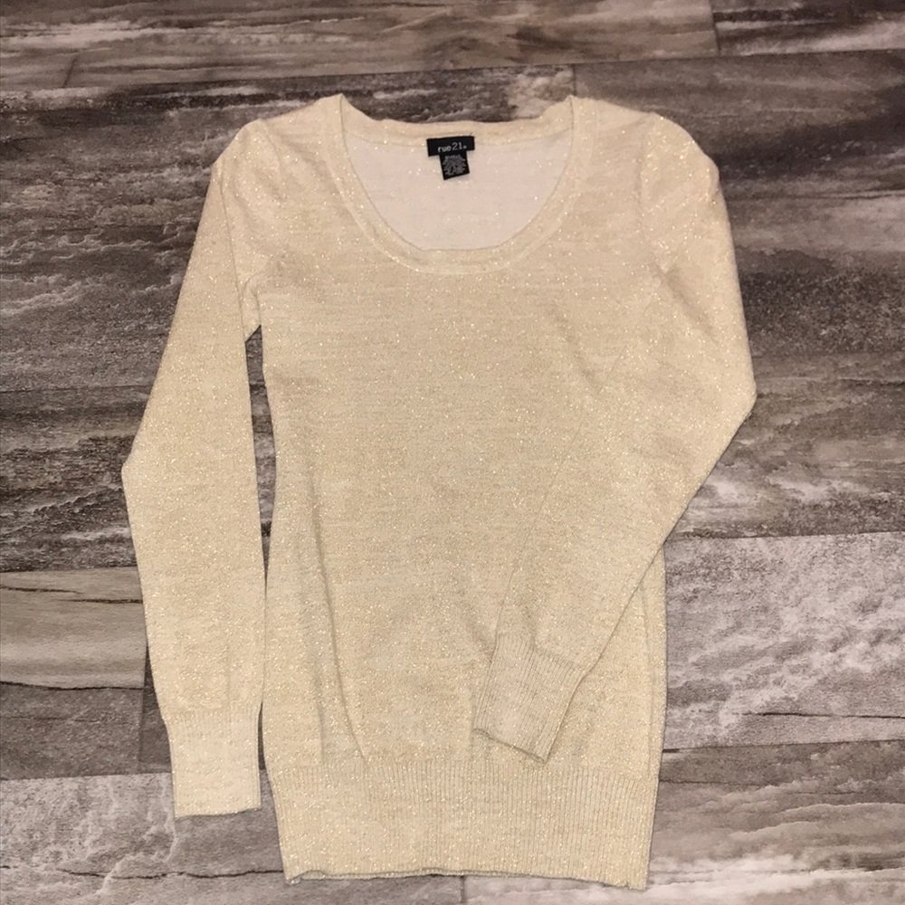 Gold Sparkle Sweater